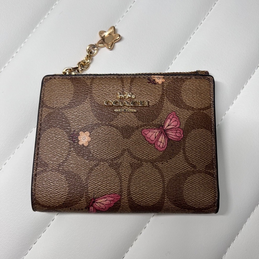 Coach butterfly wallet